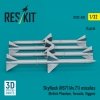 RESKIT RS32-0520 Skyflash (RB71/Av.71) missiles (4 pcs) (3D Printed) 1/32
